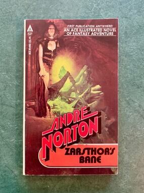 Zarsthor's Bane Andre Norton Ace 1978 First Printing Witch World Vintage Fantasy